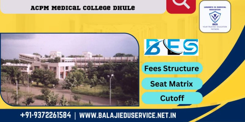 9372261584@Direct Admission for MBBS in ACPM Medical College Dhule