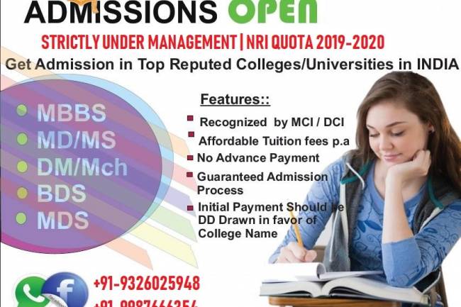 Direct admission for MD/MS in SRM University through management quota. Call us @9987666354
